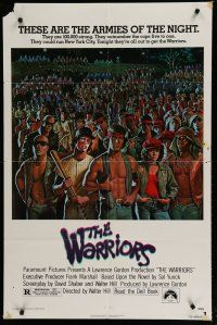 6f962 WARRIORS 1sh '79 Walter Hill, Jarvis artwork of the armies of the night!