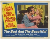 6g080 BAD & THE BEAUTIFUL LC #5 '53 great image of Dick Powell romancing sexy Gloria Grahame!