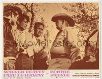 6g118 BONNIE & CLYDE LC #5 '67 Warren Beatty, Gene Hackman & Pollard threaten Denver Pyle!