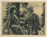 6g139 CALL OF THE NORTH LC '21 Jack Holt tells Madge Bellamy her father will try to kill him!