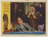 6g145 CASBAH LC #8 '48 Peter Lorre wearing fez & holding bottle & cigarette by Thomas Gomez!