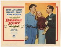 6g188 DESERT FURY LC #6 R58 posed three-shot of Burt Lancaster, John Hodiak & Lizabeth Scott!