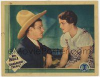 6g192 DIAMOND TRAIL LC '32 c/u of cowboy Rex Bell wearing great hat by pretty Frances Rich!
