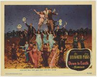 6g211 DOWN TO EARTH LC #5 '46 Rita Hayworth, jazz mad New York goes mad with their swing!