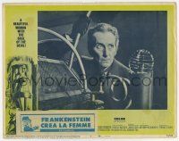 6g247 FRANKENSTEIN CREATED WOMAN LC #1 '67 great close up of Peter Cushing in his laboratory!