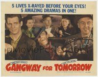 6g255 GANGWAY FOR TOMORROW LC '43 Charles Arnt drives Margo, John Carradine, Robert Ryan & more!