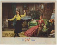 6g264 GIGI LC #2 '58 Isabel Jeans gives Leslie Caron daily instruction on how to be a lady!