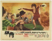 6g347 IRMA LA DOUCE LC #4 '63 Billy Wilder, sexy Shirley MacLaine dancing on pool table!