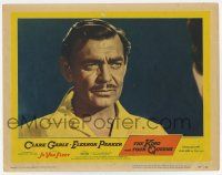 6g379 KING & FOUR QUEENS LC '57 best close up of of Clark Gable looking really intense!