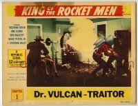 6g383 KING OF THE ROCKET MEN chapter 1 LC R56 Tristram Coffin in costume, Dr. Vulcan - Traitor!