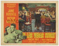 6g406 LAS VEGAS STORY LC #5 '52 full-length sexy Jane Russell dressed up in gambling casino!