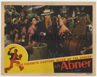 6g424 LI'L ABNER LC '40 Native American Buster Keaton in crowd around Jeff York & sexy girls!