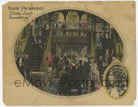6g431 LITTLE LORD FAUNTLEROY LC '21 Mary Pickford dressed as boy on stairs watched by cast!