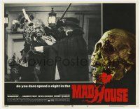 6g478 MADHOUSE LC #3 '74 great close up of Peter Cushing in death struggle!