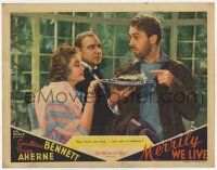 6g509 MERRILY WE LIVE LC '38 Brian Aherne tries to explain to Billie Burke and Alan Mowbray!