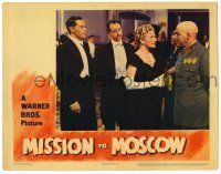 6g521 MISSION TO MOSCOW LC '43 John Abbott & Ivan Lebedeff watch Kurt Katch greet Ann Harding!