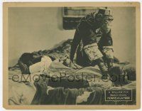 6g525 MONKS A LA MODE LC '23 cool image of chimpanzee in Asian outfit over passed out wife!