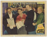 6g563 NIGHT AT THE OPERA LC #6 R48 all three Marx Bros., Harpo, Groucho & Chico signing contract!