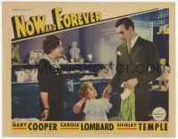 6g580 NOW & FOREVER LC '34 Gary Cooper going dress shopping with adorable Shirley Temple!