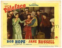 6g606 PALEFACE LC #6 '48 Jane Russell violently cuts in to dance between Bob Hope & Iris Adrian!