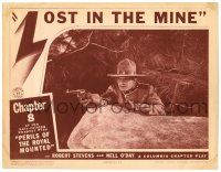 6g616 PERILS OF THE ROYAL MOUNTED chapter 8 LC '42 Columbia RCMP serial, Lost in the Mine!
