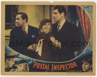 6g628 POSTAL INSPECTOR LC '36 low-billed Bela Lugosi helps man silencing pretty Patricia Ellis!