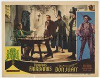 6g633 PRIVATE LIFE OF DON JUAN LC #7 R47 worried Douglas Fairbanks appears before official!