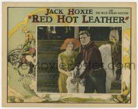 6g650 RED HOT LEATHER LC '26 Ena Gregory watches worried cowboy Jack Hoxie by his horse Scout!