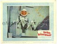 6g655 RELUCTANT ASTRONAUT LC #1 '67 wacky image of Don Knotts in zero gravity inside spaceship!