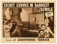 6g698 SECRET SERVICE IN DARKEST AFRICA chapter 11 LC '43 Republic WWII serial, Lightning Terror!