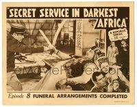 6g701 SECRET SERVICE IN DARKEST AFRICA chapter 8 LC '43 Renaldo, Funeral Arrangements Completed!