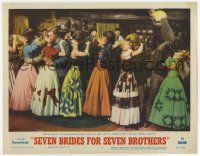 6g706 SEVEN BRIDES FOR SEVEN BROTHERS LC #7 '54 Howard Keel's brothers with willing captive girls!