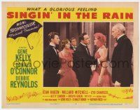 6g003 SINGIN' IN THE RAIN LC #3 '52 top cast members in confrontation climax at movie's end!