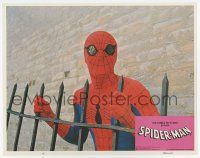 6g763 SPIDER-MAN LC #6 '77 Marvel Comics,best close up of Nicholas Hammond in Spidey suit!