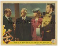 6g775 STRANGER IN TOWN LC '43 Frank Morgan, Richard Carlson & Jean Rogers confronted!