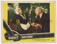 6g782 SUNSET BOULEVARD LC #6 '50 Cecil B. DeMille refuses to give Gloria Swanson the brush!