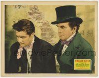 6g787 SWANEE RIVER LC '39 close up of Al Jolson in top hat comforting depressed Don Ameche!