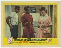 6g795 TAKE A GIANT STEP LC #2 '60 Estelle Hemsley between Johnny Nash & very young Ruby Dee!