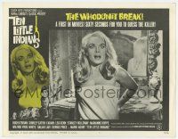 6g809 TEN LITTLE INDIANS LC #1 '66 Agatha Christie, sexy Shirley Eaton wearing only a towel!