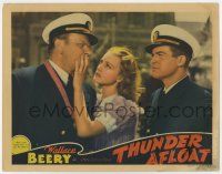 6g857 THUNDER AFLOAT LC '39 pretty Virginia Grey silences dad Wallace Beery by Chester Morris!