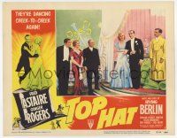 6g876 TOP HAT LC #5 R53 Edward Everett Horton & others smile at Fred Astaire & Ginger Rogers!