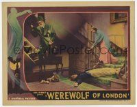 6g935 WEREWOLF OF LONDON LC '35 Valerie Hobson & Warner Oland by fallen monster & its victim!