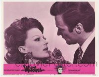 6g967 WITCHES LC #6 '67 Le Streghe, close up of young Clint Eastwood & Silvana Mangano!