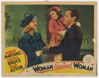 6g971 WOMAN AGAINST WOMAN LC '38 Virginia Bruce smiles at Herbert Marshall with Juanita Quigley!