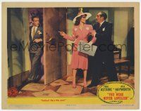 6g988 YOU WERE NEVER LOVELIER LC '42 Rita Hayworth is kept back from Astaire by Adolphe Menjou!
