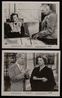 6h957 BACHELOR & THE BOBBY-SOXER 2 8x10 stills R52 both with sexy Myrna Loy + Rudy Vallee!