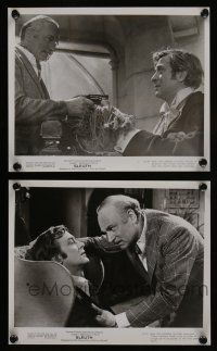6h986 SLEUTH 2 8x10 stills '72 Laurence Olivier & Michael Caine, from Anthony Shaffer play!
