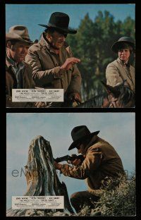 6h994 TRUE GRIT 2 color English FOH LCs '69 John Wayne as Rooster Cogburn, Kim Darby, Glen Campbell
