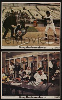 6h175 BANG THE DRUM SLOWLY 3 8x10 mini LCs '73 Robert De Niro, Michael Moriarty, baseball!