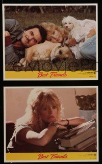 6h073 BEST FRIENDS 8 8x10 mini LCs '82 great images of Goldie Hawn & Burt Reynolds!